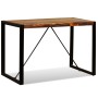 Mesa de comedor de madera maciza reciclada 120 cm de vidaXL, Mesas de cocina y de comedor - Ref: Foro24-243998, Precio: 267,8...