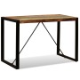 Mesa de comedor de madera maciza reciclada 120 cm de vidaXL, Mesas de cocina y de comedor - Ref: Foro24-243998, Precio: 267,8...