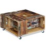 Solid recycled wood coffee table 70x70x35 cm by vidaXL, Coffee table - Ref: Foro24-243306, Price: 193,01 €, Discount: %