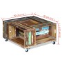 Solid recycled wood coffee table 70x70x35 cm by vidaXL, Coffee table - Ref: Foro24-243306, Price: 193,01 €, Discount: %