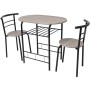 MDF-Frühstücksbar-Set von vidaXL, Möbelsets für Küchen und Esszimmer - Ref: Foro24-243001, Preis: 106,73 €, Rabatt: %