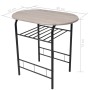 Juego de barra de desayuno MDF de vidaXL, muebles para cocinas y comedores - Ref: Foro24-243001, Precio: 100,66 €, Descuento: %