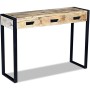 Konsolentisch mit 3 Schubladen aus massivem Mangoholz 110x35x78 cm von vidaXL, Seitentische - Ref: Foro24-243299, Preis: 231,...