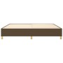 Estructura de cama tela marrón oscuro 200x200 cm de vidaXL, Camas y somieres - Ref: Foro24-3120988, Precio: 130,98 €, Descuen...