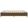 Dark brown fabric bed frame 200x200 cm by vidaXL, Beds and slatted bases - Ref: Foro24-3120988, Price: 130,98 €, Discount: %