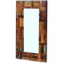 Recycled solid wood mirror 80x50 cm by vidaXL, Mirrors - Ref: Foro24-243329, Price: 116,54 €, Discount: %