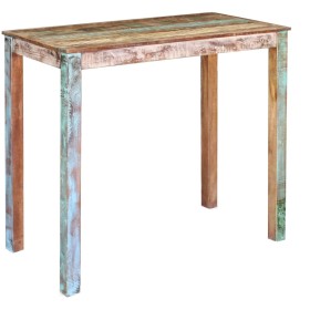 Recycled solid wood bar table 115x60x107 cm by vidaXL, Kitchen and dining tables - Ref: Foro24-243453, Price: 238,99 €, Disco...