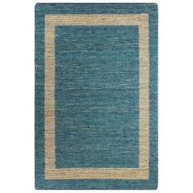 Blue hand-woven jute rug 160x230 cm by vidaXL, Rugs - Ref: Foro24-133736, Price: 102,98 €, Discount: %