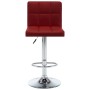 Kitchen stools 2 units synthetic leather red wine color by vidaXL, Kitchen stools - Ref: Foro24-323639, Price: 128,42 €, Disc...