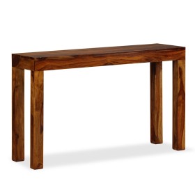 Mesa consola de madera de Sheesham maciza 120x35x75 cm de vidaXL, Mesas auxiliares - Ref: Foro24-243949, Precio: 158,99 €, De...