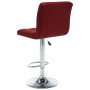 Kitchen stools 2 units synthetic leather red wine color by vidaXL, Kitchen stools - Ref: Foro24-323639, Price: 128,42 €, Disc...