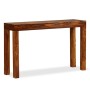 Solid Sheesham wood console table 120x35x75 cm by vidaXL, Side tables - Ref: Foro24-243949, Price: 158,06 €, Discount: %