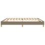 Estructura de cama de tela gris taupe 200x200 cm de vidaXL, Camas y somieres - Ref: Foro24-3120642, Precio: 112,45 €, Descuen...