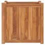 Solid teak wood raised bed 50x50x50 cm by vidaXL, Pots and planters - Ref: Foro24-48966, Price: 113,87 €, Discount: %