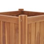 Solid teak wood raised bed 50x50x50 cm by vidaXL, Pots and planters - Ref: Foro24-48966, Price: 113,87 €, Discount: %