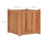 Solid teak wood raised bed 50x50x50 cm by vidaXL, Pots and planters - Ref: Foro24-48966, Price: 113,87 €, Discount: %