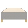 Estructura de cama de tela gris claro 90x190 cm de vidaXL, Camas y somieres - Ref: Foro24-3120921, Precio: 87,41 €, Descuento: %