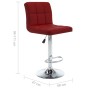 Kitchen stools 2 units synthetic leather red wine color by vidaXL, Kitchen stools - Ref: Foro24-323639, Price: 128,42 €, Disc...