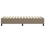 Taupe gray fabric bed frame 90x190 cm by vidaXL, Beds and slatted bases - Ref: Foro24-3120826, Price: 106,25 €, Discount: %