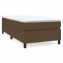 Brown fabric bed frame 100x200 cm by vidaXL, Beds and slatted bases - Ref: Foro24-3120841, Price: 110,99 €, Discount: %