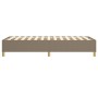 Estructura de cama de tela gris taupe 100x200 cm de vidaXL, Camas y somieres - Ref: Foro24-3120941, Precio: 102,95 €, Descuen...