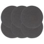 Round placemat 6 pcs plain dark gray cotton 38 cm by vidaXL, Placemats - Ref: Foro24-133847, Price: 28,04 €, Discount: %