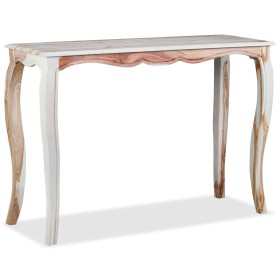 Mesa consola de madera maciza de sheesham 110x40x76 cm de vidaXL, Mesas auxiliares - Ref: Foro24-244348, Precio: 190,67 €, De...