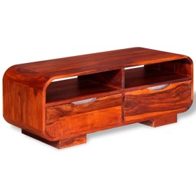 Mesa de centro de madera maciza de sheesham 90x40x35 cm de vidaXL, Mesas de centro - Ref: Foro24-243950, Precio: 203,99 €, De...