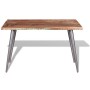 Recycled solid wood dining table 120x60x76 cm by vidaXL, Kitchen and dining tables - Ref: Foro24-244242, Price: 177,30 €, Dis...