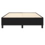 Estructura de cama de tela negro 140x190 cm de vidaXL, Camas y somieres - Ref: Foro24-3120856, Precio: 126,23 €, Descuento: %