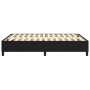 Estructura de cama de tela negro 140x190 cm de vidaXL, Camas y somieres - Ref: Foro24-3120856, Precio: 126,23 €, Descuento: %