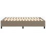 Taupe gray fabric bed frame 140x200 cm by vidaXL, Beds and slatted bases - Ref: Foro24-3120866, Price: 146,89 €, Discount: %