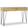 Mesa consola de teca maciza 120x35x76 cm de vidaXL, Mesas auxiliares - Ref: Foro24-244573, Precio: 161,85 €, Descuento: %