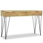 Mesa consola de teca maciza 120x35x76 cm de vidaXL, Mesas auxiliares - Ref: Foro24-244573, Precio: 161,85 €, Descuento: %