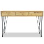 Mesa consola de teca maciza 120x35x76 cm de vidaXL, Mesas auxiliares - Ref: Foro24-244573, Precio: 161,85 €, Descuento: %