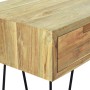 Mesa consola de teca maciza 120x35x76 cm de vidaXL, Mesas auxiliares - Ref: Foro24-244573, Precio: 161,85 €, Descuento: %