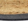 Round placemat 6 pcs jute natural cotton gray 38cm by vidaXL, Placemats - Ref: Foro24-133859, Price: 25,92 €, Discount: %