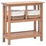 Mesa consola de madera maciza reciclada 69x28x70 cm de vidaXL, Mesas auxiliares - Ref: Foro24-244489, Precio: 201,31 €, Descu...