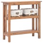 Mesa consola de madera maciza reciclada 69x28x70 cm de vidaXL, Mesas auxiliares - Ref: Foro24-244489, Precio: 201,31 €, Descu...