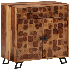 Aparador de madera maciza de sheesham 65x35x65 cm de vidaXL, Aparadores - Ref: Foro24-243966, Precio: 246,99 €, Descuento: %