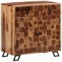 Aparador de madera maciza de sheesham 65x35x65 cm de vidaXL, Aparadores - Ref: Foro24-243966, Precio: 246,20 €, Descuento: %