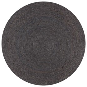 Gray Round Handwoven Jute Rug 120cm by vidaXL, Rugs - Ref: Foro24-133666, Price: 43,32 €, Discount: %