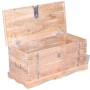 Baúl de almacenamiento de madera de acacia de vidaXL, Baúles de almacenamiento - Ref: Foro24-244053, Precio: 272,53 €, Descue...