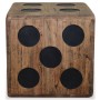 Mindi wooden dice design storage box 40x40x40 cm by vidaXL, Storage trunks - Ref: Foro24-244559, Price: 132,39 €, Discount: %