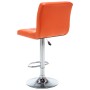 Küchenhocker 2 Einheiten orangefarbenes Kunstleder von vidaXL, Küchenhocker - Ref: Foro24-323640, Preis: 128,42 €, Rabatt: %