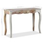 Mesa consola con 3 cajones madera maciza sheesham 110x40x76 cm de vidaXL, Mesas auxiliares - Ref: Foro24-244347, Precio: 207,...