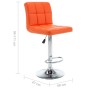 Küchenhocker 2 Einheiten orangefarbenes Kunstleder von vidaXL, Küchenhocker - Ref: Foro24-323640, Preis: 128,42 €, Rabatt: %