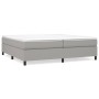 Estructura de cama gris claro tela 200x200 cm de vidaXL, Camas y somieres - Ref: Foro24-3120886, Precio: 154,58 €, Descuento: %