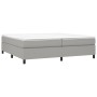 Estructura de cama gris claro tela 200x200 cm de vidaXL, Camas y somieres - Ref: Foro24-3120886, Precio: 154,58 €, Descuento: %