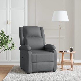 Anthracite Gray Faux Leather Recliner by vidaXL, Armchairs - Ref: Foro24-322439, Price: 229,14 €, Discount: %